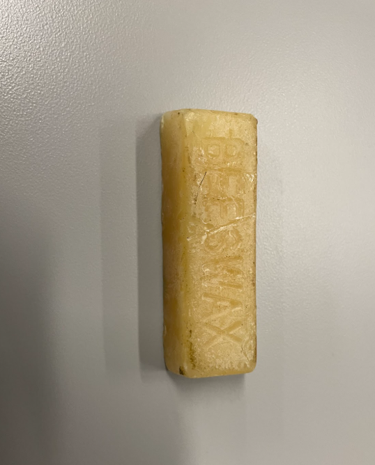 Object 2: Beeswax
State: Can be be both rigid and refined 

Plasticity: Rigid 

Material Use: ingredients in cosmetics skincare products, candles, furniture polish ect. 
