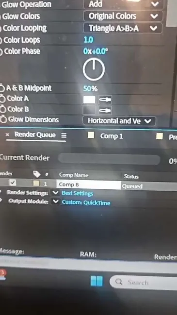 Render Queue Controls