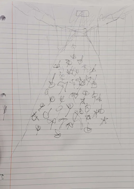 Drawing of Leaves Projection <a href='https://www.youtube.com/embed/tgbNymZ7vqY' target='_blank'><p>Project Video Link</p></a>